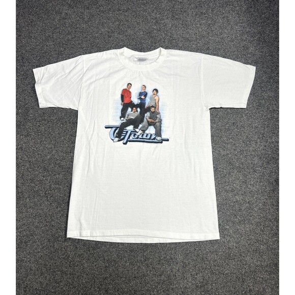 All Sport Other - Vtg 2001 O-Town Liquid Dreams Tour Tee White Single Stich T-Shirt Size Medium